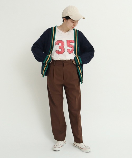 CHILD WOMAN(チャイルドウーマン)の「☆チルデンニットカーディガン(カーディガン/ボレロ・レディース・アイボリー/ネイビー・FREE)」の19枚目の写真