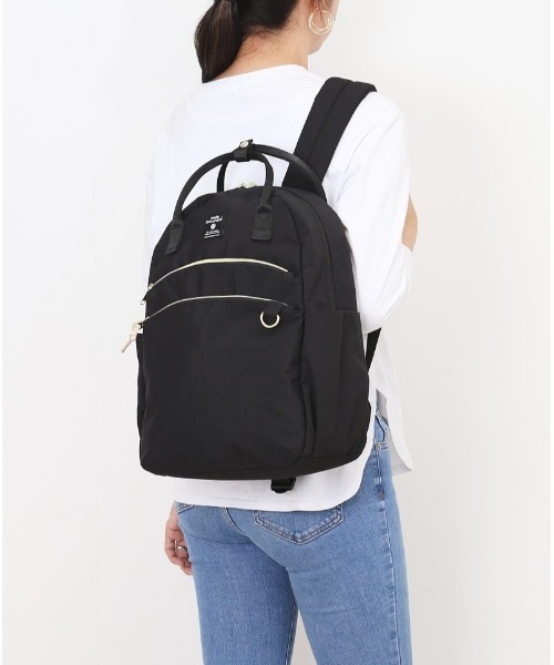 anello GRANDE(アネログランデ)の「anelloGRANDE マート ハンドル付きデイパック(バックパック/リュック・レディース・グレー/ネイビー/ブラック/グレイッシュベージュ・FREE)」の12枚目の写真