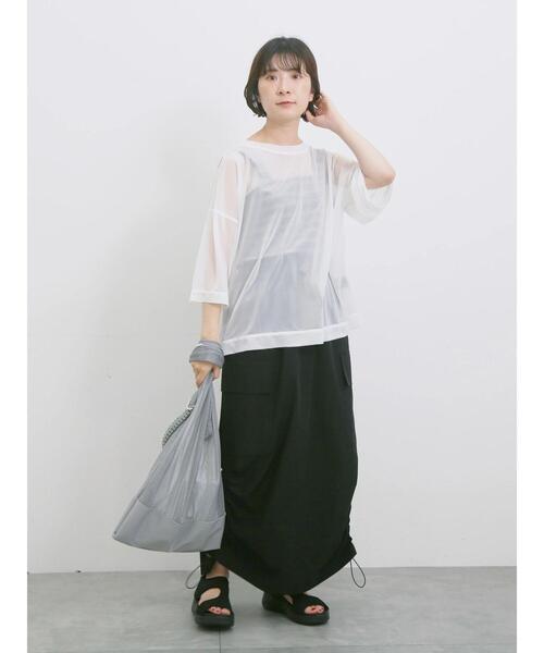 Samansa Mos2 blue（サマンサモスモスブルー）の「【軽量】ワッフルニットスポーツサンダル（ドレスシューズ・レディース・オフホワイト/ブラック・L/M）」の18枚目の写真