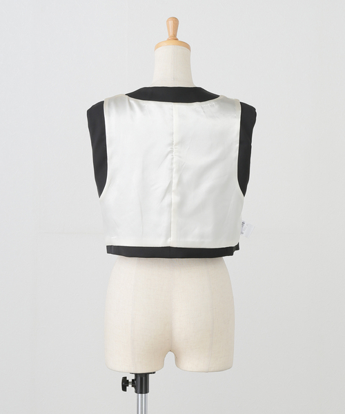 La TOTALITE(ラトータリテ)の「ベストセットドレス(ドレス・レディース・ブラック/ブラウン・FREE)」の7枚目の写真