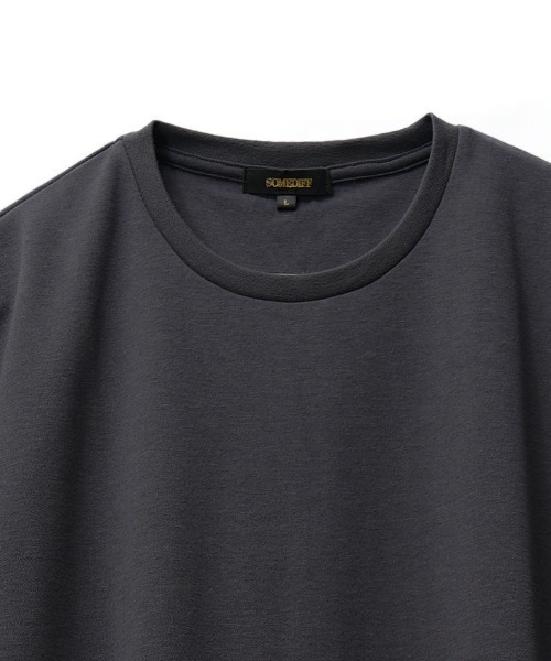 SOMEDIFF(サムディフ)の「【SOMEDIFF】オーバーサイズ 半袖プレミアムカットソー メンズ Tシャツ 白T ブラック 春服(Tシャツ/カットソー・メンズ・ブラック/ネイビー/アッシュグレー/ホワイト・XL/L/M)」の9枚目の写真