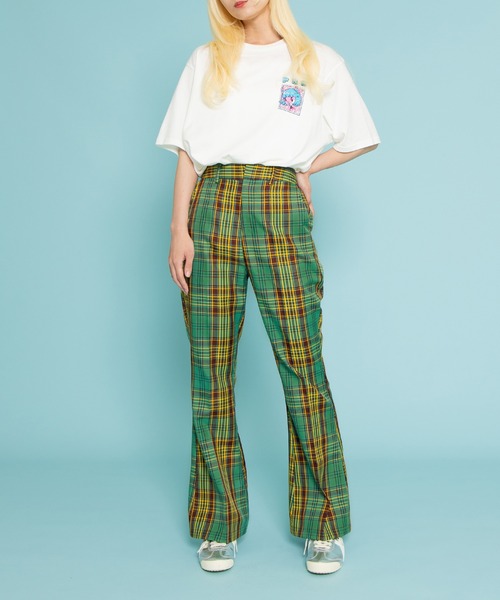 MARNI 千鳥柄 フレアパンツ 38サイズ セール】センタープレスチェックフレアパンツ（その他パンツ