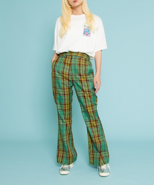 チェックフレアパンツ Levi's - デッドストック 70s リーバイス タータン チェック