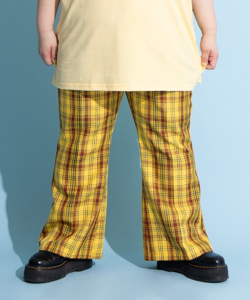 70s チェックフレアパンツ Levi's - デッドストック 70s リーバイス タータン チェック