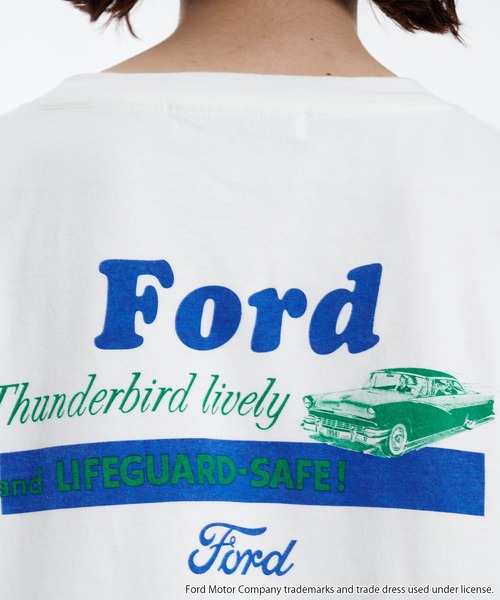 GOOD ROCK SPEED（グッドロックスピード）の「【別注】PUBLIC TOKYO×GOOD ROCK SPEED×FORD Tシャツ　（FORD THUNDERBIRD TEE）（Tシャツ/カットソー・レディース・ダークグレー/ホワイト・FREE）」の20枚目の写真