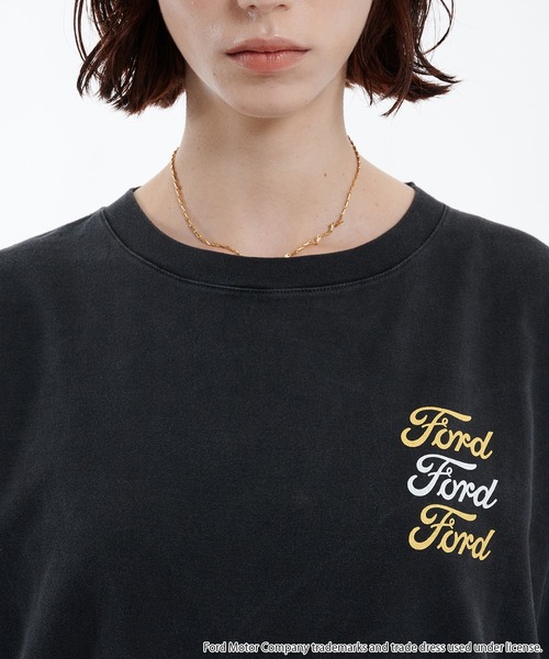 GOOD ROCK SPEED（グッドロックスピード）の「【別注】PUBLIC TOKYO×GOOD ROCK SPEED×FORD Tシャツ　（FORD THUNDERBIRD TEE）（Tシャツ/カットソー・レディース・ダークグレー/ホワイト・FREE）」の17枚目の写真