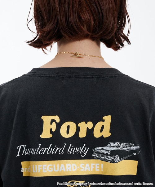 GOOD ROCK SPEED（グッドロックスピード）の「【別注】PUBLIC TOKYO×GOOD ROCK SPEED×FORD Tシャツ　（FORD THUNDERBIRD TEE）（Tシャツ/カットソー・レディース・ダークグレー/ホワイト・FREE）」の16枚目の写真