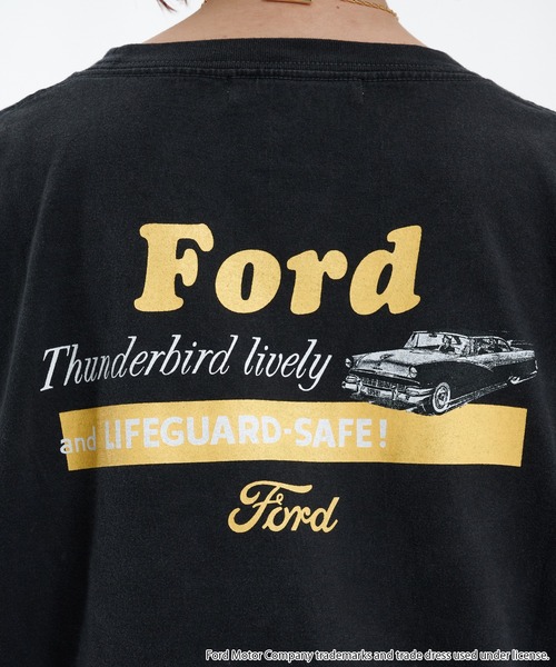 GOOD ROCK SPEED（グッドロックスピード）の「【別注】PUBLIC TOKYO×GOOD ROCK SPEED×FORD Tシャツ　（FORD THUNDERBIRD TEE）（Tシャツ/カットソー・レディース・ダークグレー/ホワイト・FREE）」の14枚目の写真