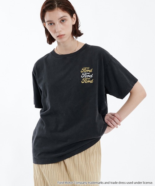 GOOD ROCK SPEED（グッドロックスピード）の「【別注】PUBLIC TOKYO×GOOD ROCK SPEED×FORD Tシャツ　（FORD THUNDERBIRD TEE）（Tシャツ/カットソー・レディース・ダークグレー/ホワイト・FREE）」の10枚目の写真