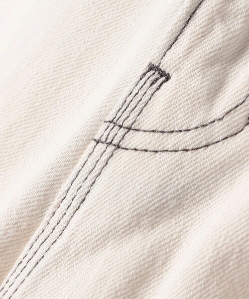 SHIPS(シップス)の「SHIPS Primary Navy Label:11oz WHITE SELVAGE DENIM(デニムパンツ・レディース・オフホワイト/アイボリー・38/36/40)」の13枚目の写真