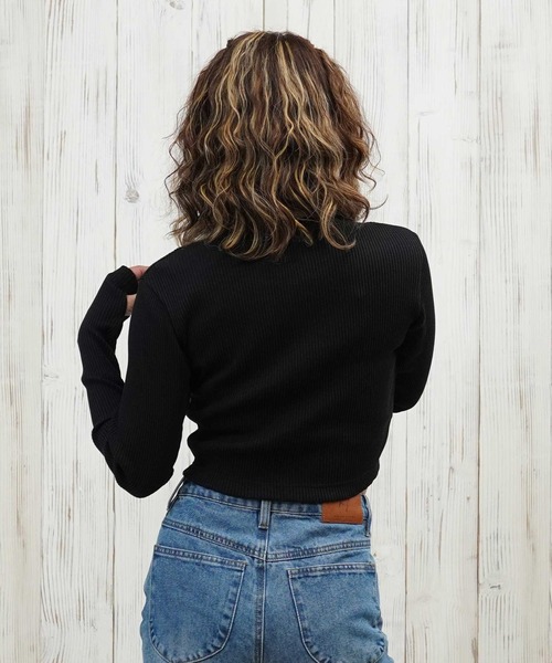 DC/ディーシー TELECO ZIP CARDIGAN ショート丈 ジップ