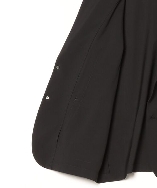 SOPHNET.(ソフネット)の「HIGH-TWIST POPLIN JACKET(テーラードジャケット・メンズ・ブラック・2/3/1/4/5)」の2枚目の写真