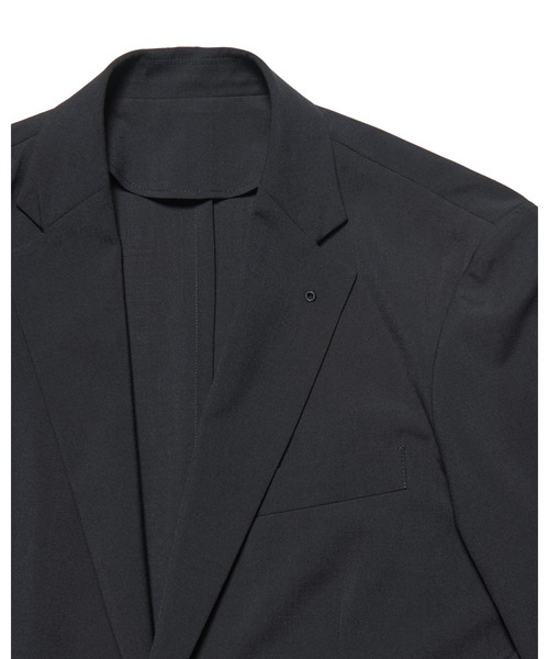SOPHNET.(ソフネット)の「HIGH-TWIST POPLIN JACKET(テーラードジャケット・メンズ・ブラック・2/3/1/4/5)」の4枚目の写真