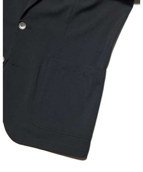 SOPHNET.(ソフネット)の「HIGH-TWIST POPLIN JACKET(テーラードジャケット・メンズ・ブラック・2/3/1/4/5)」の5枚目の写真
