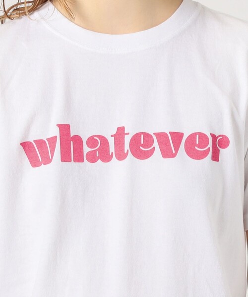 tシャツ TANGTANG WHATEVER Tシャツ レディース TANGTANG WHATEVER Tシャツ（Tシャツ/カットソー）｜TANGTANG