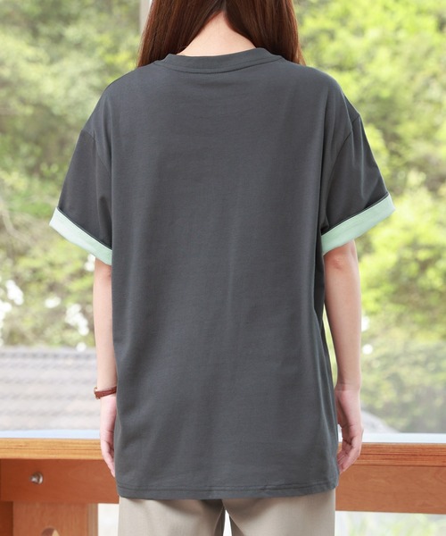 セール】レディース 2WAYカジュアル半袖ドロップショルダーT