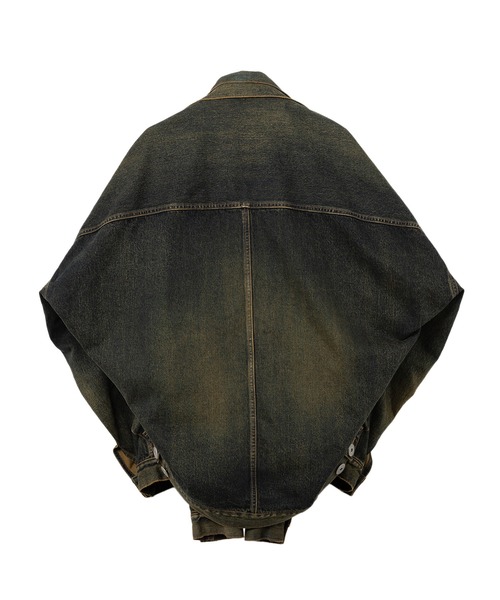 Maison MIHARA YASUHIRO（メゾンミハラヤスヒロ）の「Front Layered Denim Jacket（ブルゾン・メンズ・インディゴブルー/ブラック・48/46/44）」の17枚目の写真