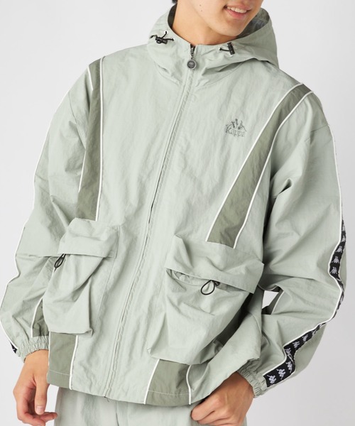 Kappa（カッパ）の「ナイロンジャケット（ナイロンジャケット・メンズ・ブラック/グレー・X-LARGE/LARGE/MEDIUM）」の16枚目の写真