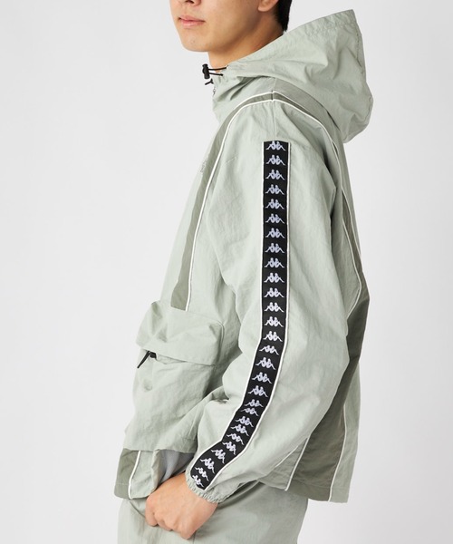 Kappa（カッパ）の「ナイロンジャケット（ナイロンジャケット・メンズ・ブラック/グレー・X-LARGE/LARGE/MEDIUM）」の17枚目の写真