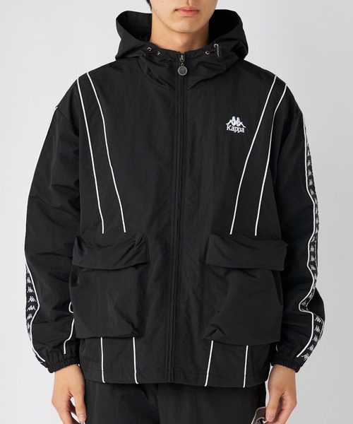 Kappa（カッパ）の「ナイロンジャケット（ナイロンジャケット・メンズ・ブラック/グレー・X-LARGE/LARGE/MEDIUM）」の7枚目の写真