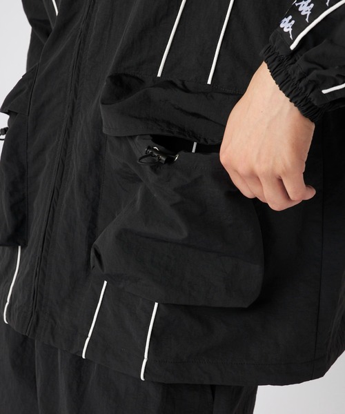 Kappa（カッパ）の「ナイロンジャケット（ナイロンジャケット・メンズ・ブラック/グレー・X-LARGE/LARGE/MEDIUM）」の11枚目の写真