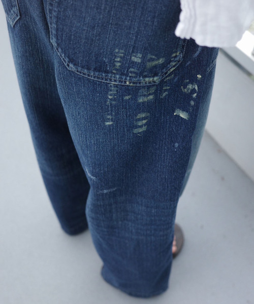 JOURNAL STANDARD LUXE(ジャーナルスタンダード ラックス)の「10OZワークパンツ(デニムパンツ・レディース・ネイビー・LARGE/MEDIUM/SMALL)」の6枚目の写真