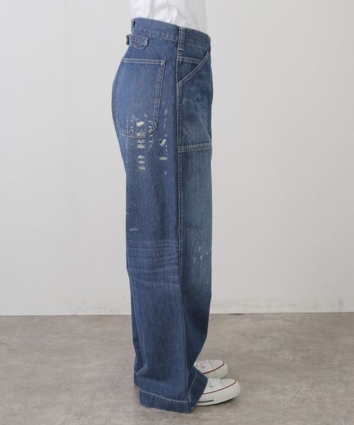 ダメージ加工 デニムパンツ Journal standard LUXE 10OZワークパンツ（デニムパンツ）｜JOURNAL STANDARD LUXE