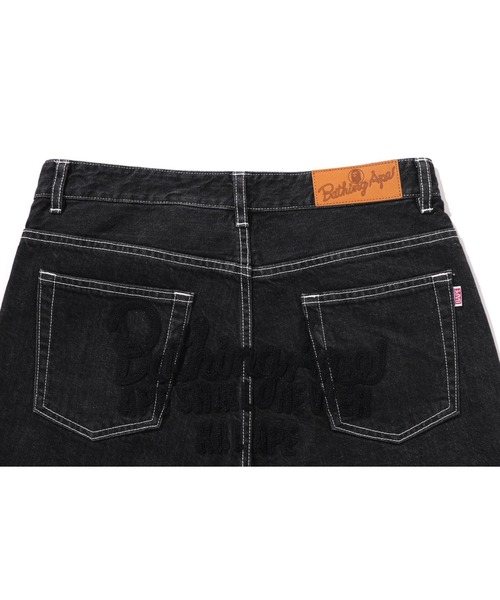 CHAMPION LOGO 12 OZ DENIM PANTS（デニムパンツ）｜A BATHING APE（ア