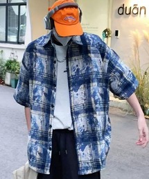 ROOPTOKYO | ヴィンテージ風 半袖チェックシャツ(シャツ/ブラウス)