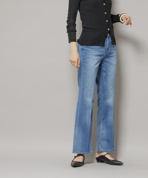 Healthy denim（ヘルシーデニム）の「Healthy DENIM/Lotus フレアデニム（デニムパンツ・レディース・ブルー/ダークブルー・22/23/24）」の9枚目の写真