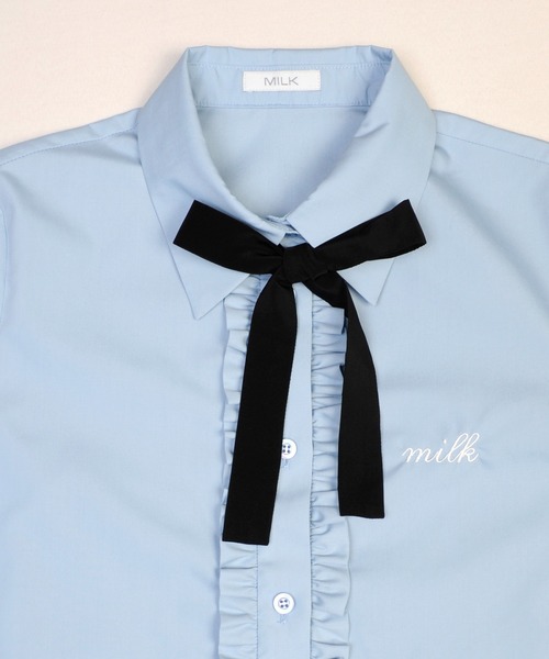 MILK Bow tie ブラウス Bow tie ブラウス（シャツ/ブラウス）｜MILK（ミルク）のファッション