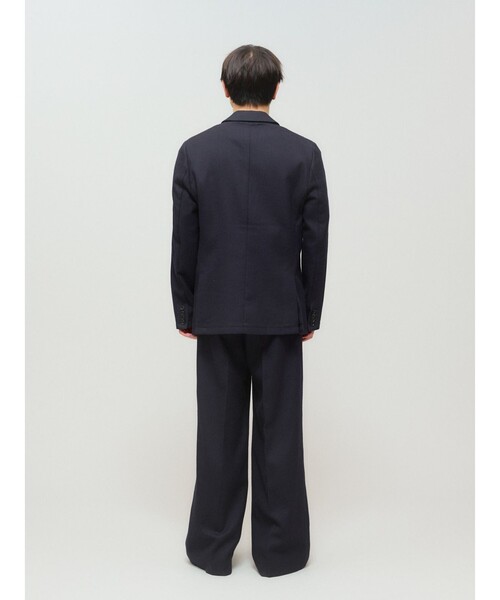 MIDIUMISOLID（ミディウミソリッド）の「MIDIUMISOLID Men’s ウールサージジャケット（ダウンジャケット/コート・メンズ・ブラック/ネイビー・48）」の12枚目の写真