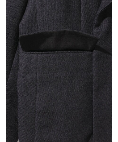 MIDIUMISOLID（ミディウミソリッド）の「MIDIUMISOLID Men’s ウールサージジャケット（ダウンジャケット/コート・メンズ・ブラック/ネイビー・48）」の15枚目の写真