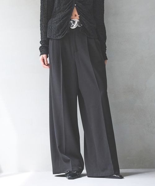 PAGEBOY（ページボーイ）の「イージケアスラックス《マシンウォッシャブル》（スラックス・レディース・ブラック/グレー/ベージュ・SMALL/MEDIUM）」の4枚目の写真