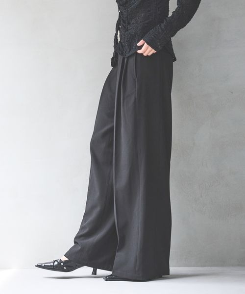 PAGEBOY（ページボーイ）の「イージケアスラックス《マシンウォッシャブル》（スラックス・レディース・ブラック/グレー/ベージュ・SMALL/MEDIUM）」の5枚目の写真