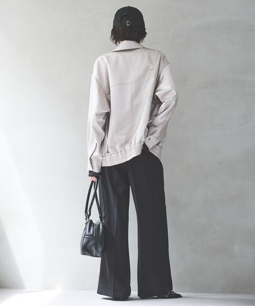 PAGEBOY（ページボーイ）の「イージケアスラックス《マシンウォッシャブル》（スラックス・レディース・ブラック/グレー/ベージュ・SMALL/MEDIUM）」の10枚目の写真