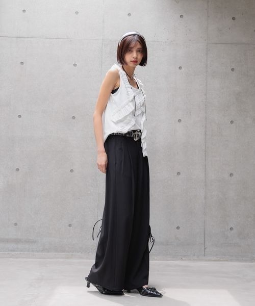 PAGEBOY（ページボーイ）の「イージケアスラックス《マシンウォッシャブル》（スラックス・レディース・ブラック/グレー/ベージュ・SMALL/MEDIUM）」の19枚目の写真