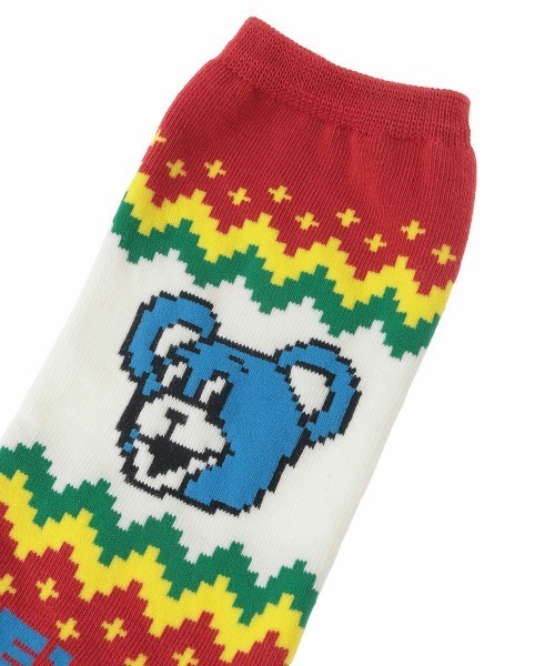 Candy Stripper（キャンディストリッパー）の「NEVER EVER NORDIC ソックス（ソックス/靴下・レディース・レッド/エメラルド・FREE）」の4枚目の写真