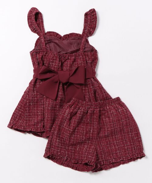 Ank Rouge ハートエプロンツイード ピンク ハートエプロンツイードSETUP - Ank Rouge(アンクルージュ)の