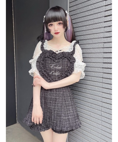 美品♡アンクルージュ♡ ハートエプロンSETUP♡チェック柄♡ ハートエプロンSETUP - Ank Rouge(アンクルージュ)の