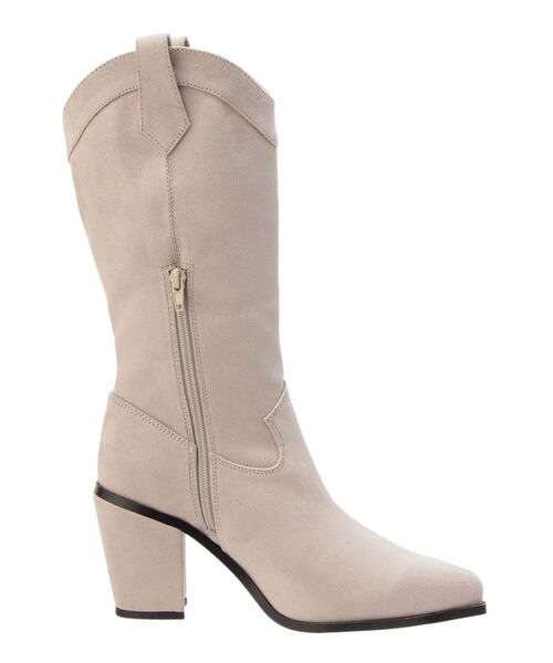 MERCURYDUO（マーキュリーデュオ）の「ウエスタンミドルブーツ（ブーツ・レディース・ブラック/ライトグレー・36/38）」の7枚目の写真