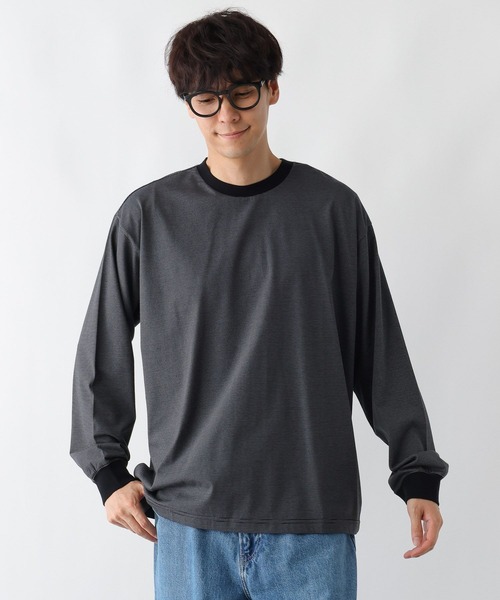 FOUND GOOD（ファウンドグッド）の「ボーダーLS/T（Tシャツ/カットソー・メンズ・グレー系5/ブラック/グリーン・XL/M/L）」の6枚目の写真