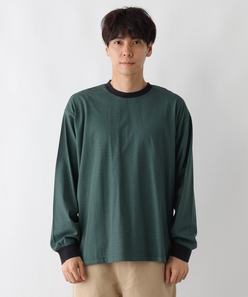 FOUND GOOD（ファウンドグッド）の「ボーダーLS/T（Tシャツ/カットソー・メンズ・グレー系5/ブラック/グリーン・XL/M/L）」の14枚目の写真