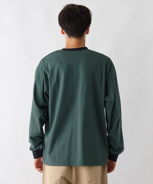 FOUND GOOD（ファウンドグッド）の「ボーダーLS/T（Tシャツ/カットソー・メンズ・グレー系5/ブラック/グリーン・XL/M/L）」の16枚目の写真