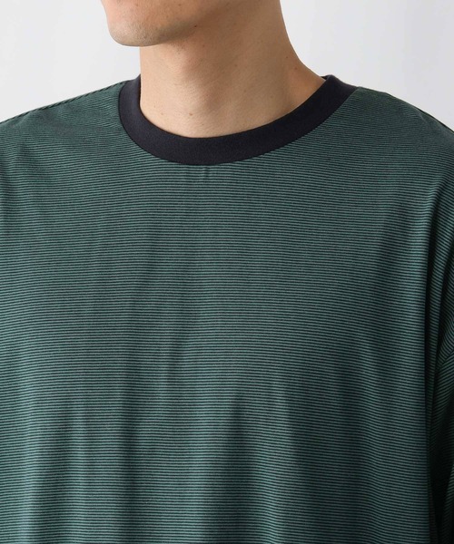 FOUND GOOD（ファウンドグッド）の「ボーダーLS/T（Tシャツ/カットソー・メンズ・グレー系5/ブラック/グリーン・XL/M/L）」の17枚目の写真