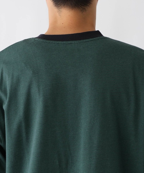FOUND GOOD（ファウンドグッド）の「ボーダーLS/T（Tシャツ/カットソー・メンズ・グレー系5/ブラック/グリーン・XL/M/L）」の20枚目の写真