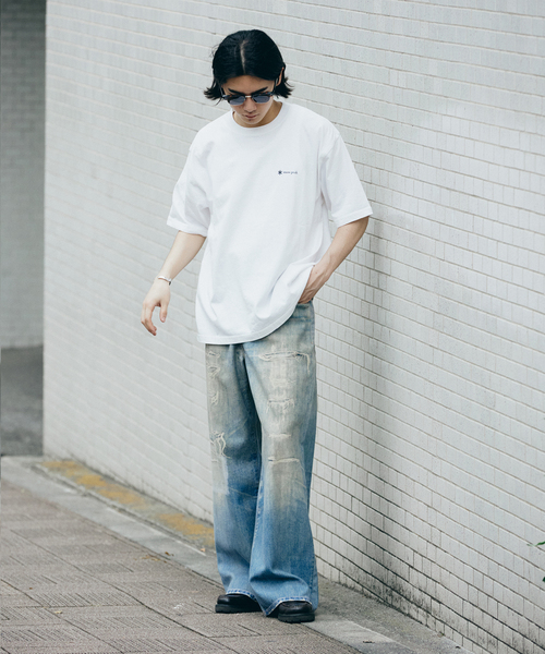 JOURNAL STANDARD（ジャーナルスタンダード）の「snow peak / スノーピーク 別注 UCCP Mt. Tanigawa 谷川岳 プリント T（Tシャツ/カットソー・メンズ・ホワイト/ブラック系その他・MEDIUM/LARGE/X-LARGE）」の4枚目の写真