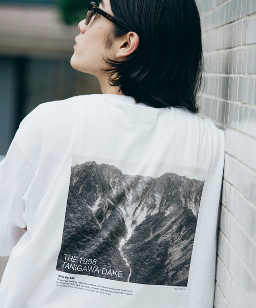 PEAK■Cool Tanigawa Short Sleeve■送料込 Snow Peak｜Toned Trout Mt.Tanigawa T-Shirt | Rakuten Fashion
