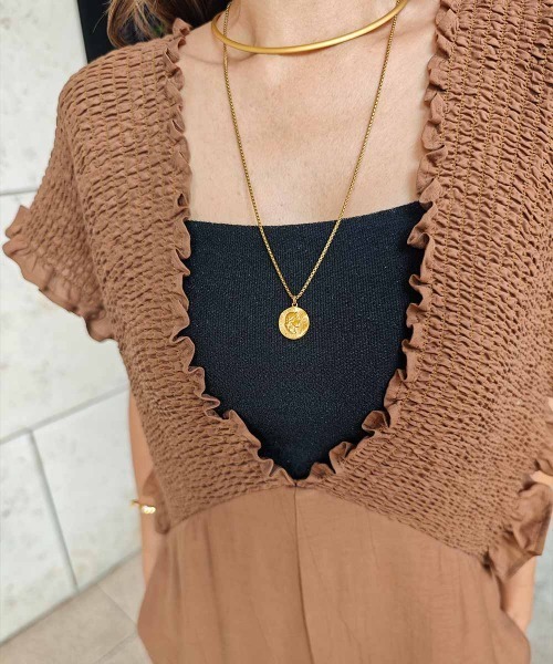 esutoreja（エストレジャ）の「レースアップオールインワン（つなぎ/オールインワン・レディース・ブラウン/ブラック・FREE）」の13枚目の写真