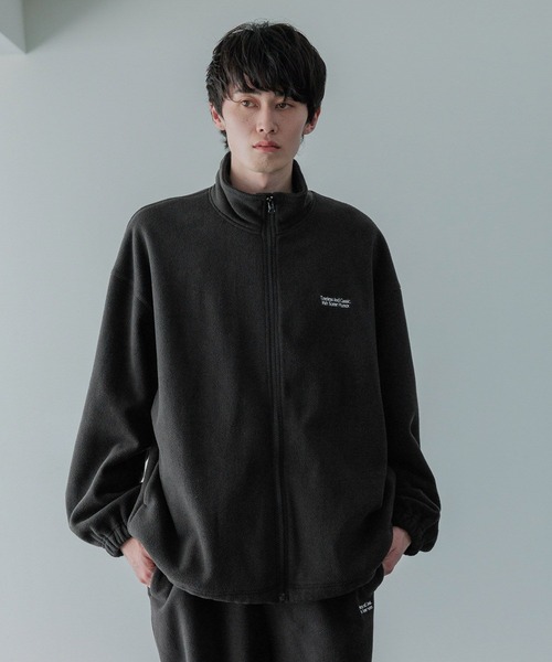 LOWRYS FARM（ローリーズファーム）の「【LFM(U)】FLEECE ZIP ブルゾン　 592723（ブルゾン・メンズ・ブラック/チャコールグレー・MEDIUM/LARGE）」の7枚目の写真